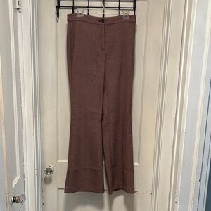 Ann Taylor Elegant Brown Hounds Tooth Women's Dress Pants 4